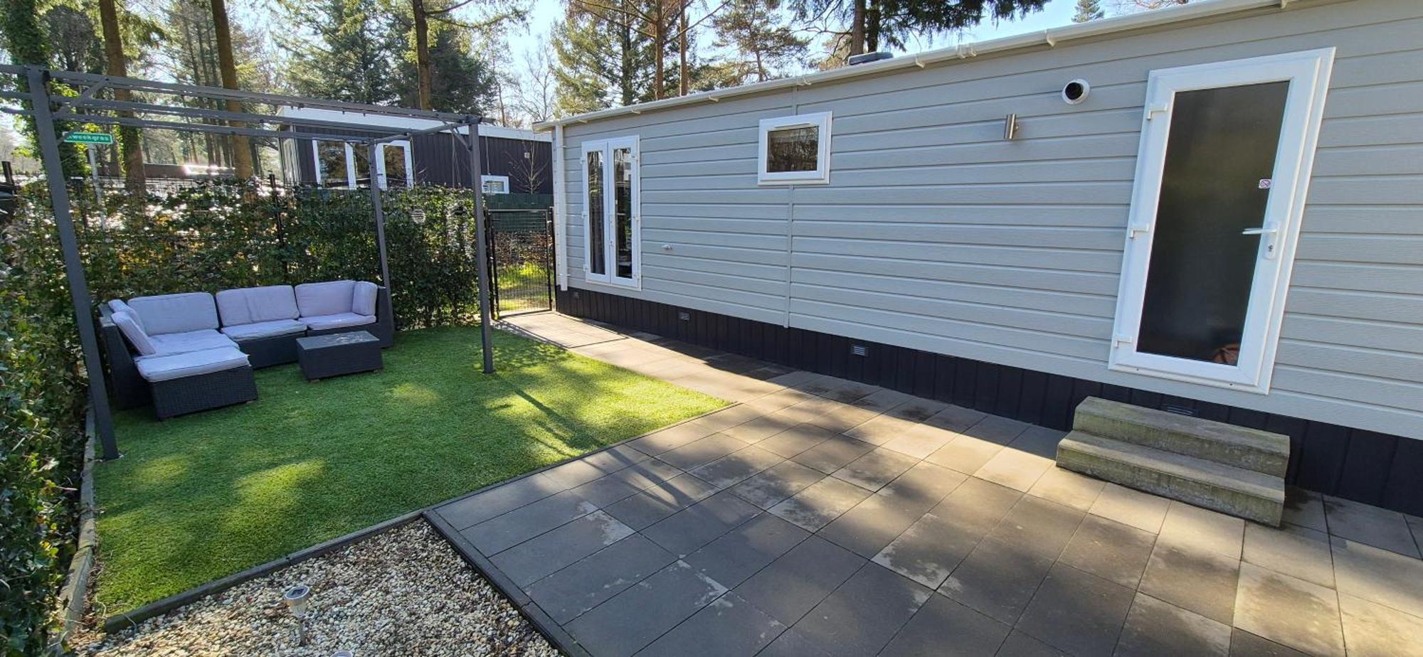 Het Veluwse Boshuisje Knus Chalet Met Omheinde Tuin Op De Veluwe Hoenderloo Eksteriør billede